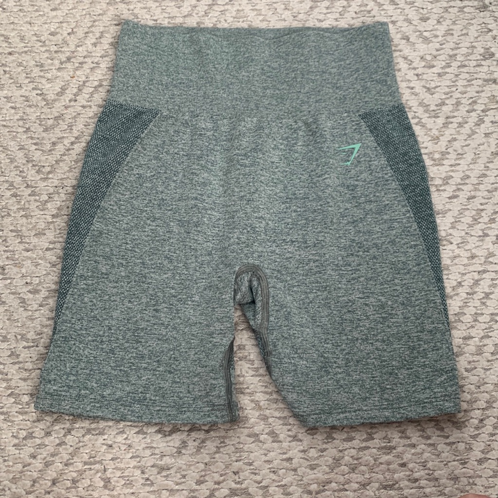Gym Shark Flex Shorts In Green